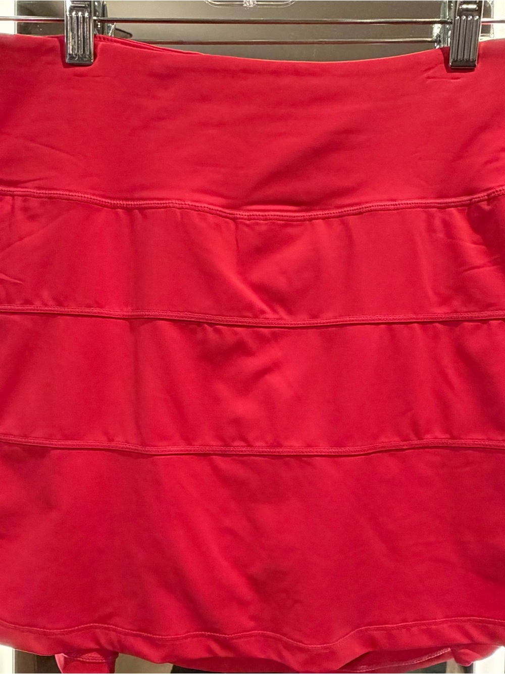 Dark Pink Tiered Athletic Skort